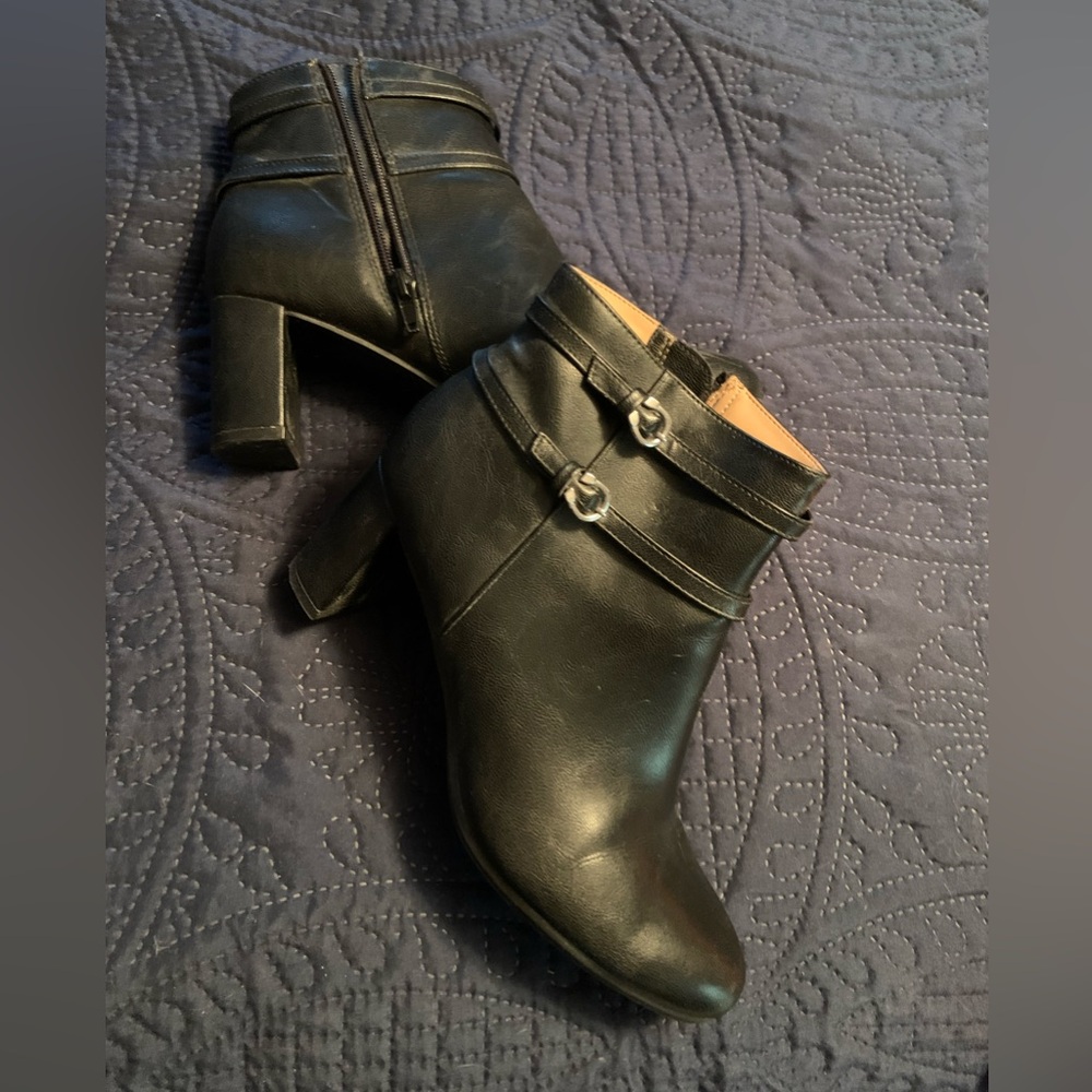 Black ankle boots